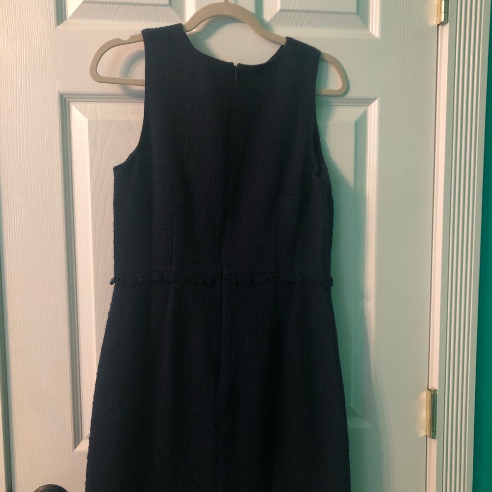 NWT J Crew Fluted Hem A Line Textured Dress - Picture 4 of 5
